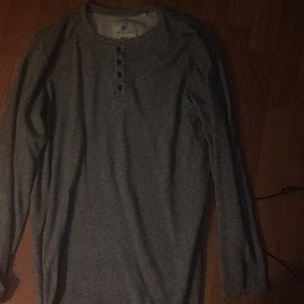 On the byas long sleeve shirt grey pacsun